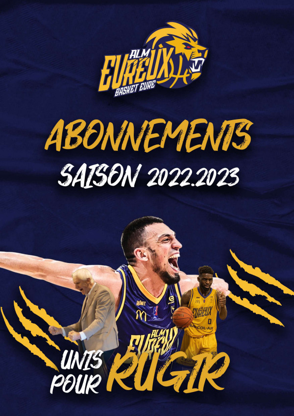 Tarifs abonnements, saison 2022-2023