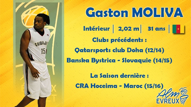 Gaston Moliva nouveau poste 5 