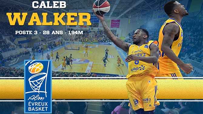 Caleb Walker reste  Evreux !