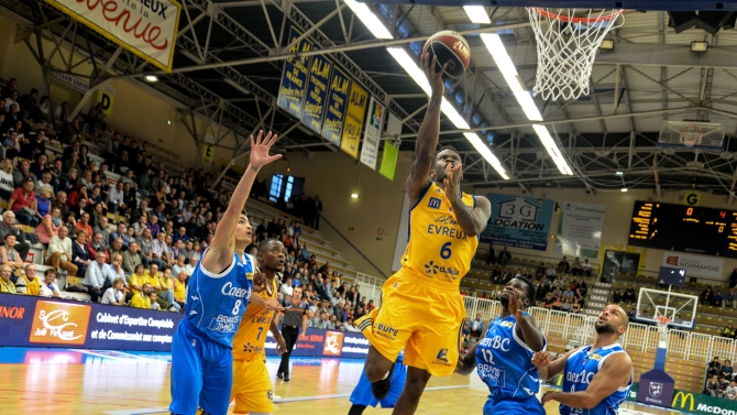 J17 : Caen BC 70 - 79 ALM Evreux