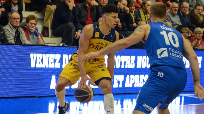 J20 : Caen 68 - 81 Evreux