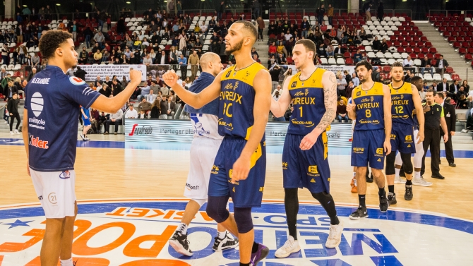 PRO B J23 : ROUEN 76 - 81 EVREUX