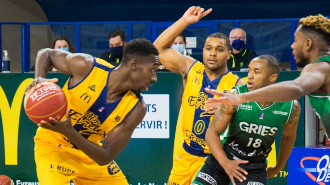 PRO B J24 : GRIES - EVREUX