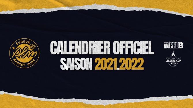 CALENDRIER PRO B 2021/2022