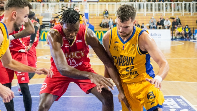 PRO B J1 : EVREUX 86 - 93 NANCY