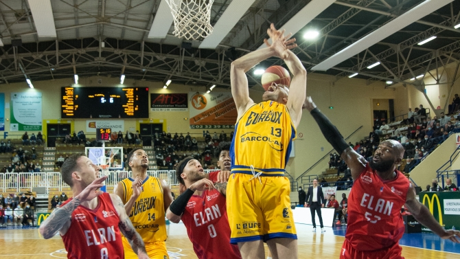 PRO B J15 : EVREUX 73 - 79 CHALON/SAÔNE